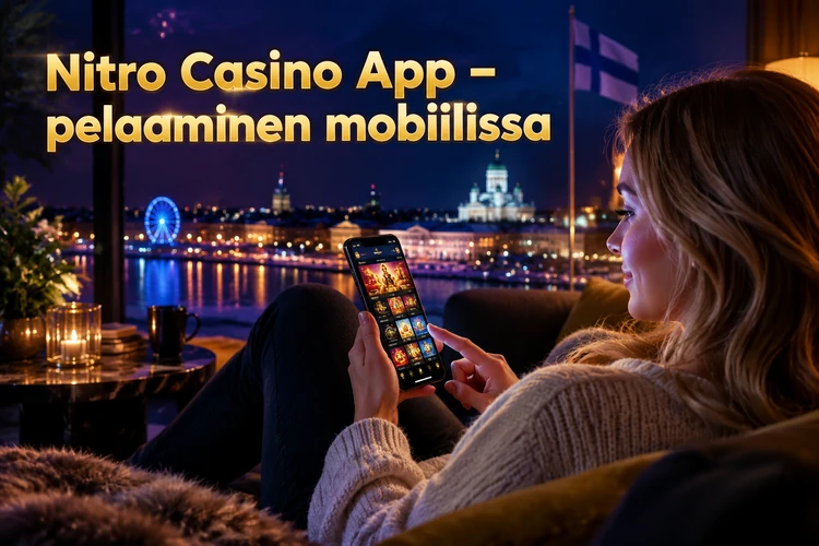 App Nitro Casino - pelaaminen mobiilissa