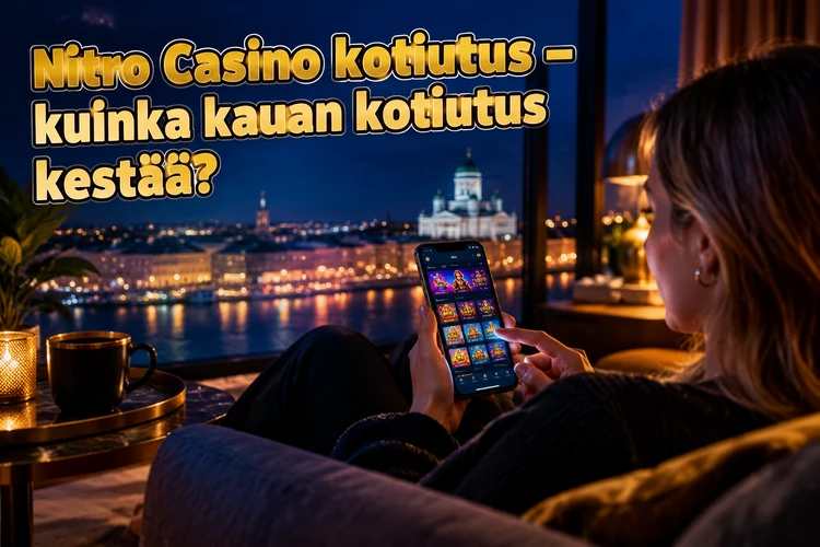 Nitro Casino kotiutus - kuinka kauan kotiutus kestää?